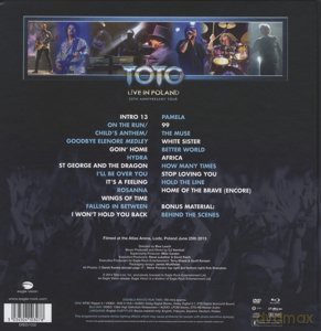 Toto: 35th Anniversary Tour - Live In Poland - Deluxe Edition (digibook) [DVD]+[Blu-Ray]+[2CD]