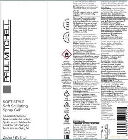 Paul Mitchell Hairspray Soft Style Soft Spray (Natural Hold Finishing Spray) - Volume: 250 ml dla kobiety
