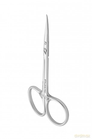 STALEKS Cuticle scissors with a curved tip Exclusive 21 Type 1 Magnolia (Professional Cuticle Scissors with Hook) unisex