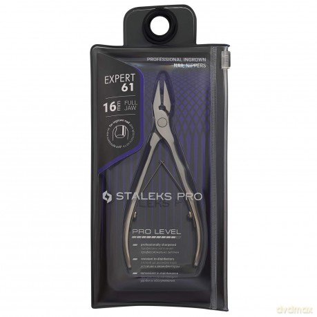 STALEKS Professional Ingrown Nail Nippers Expert 61 16 mm (Professional Ingrown Nail Nippers) unisex