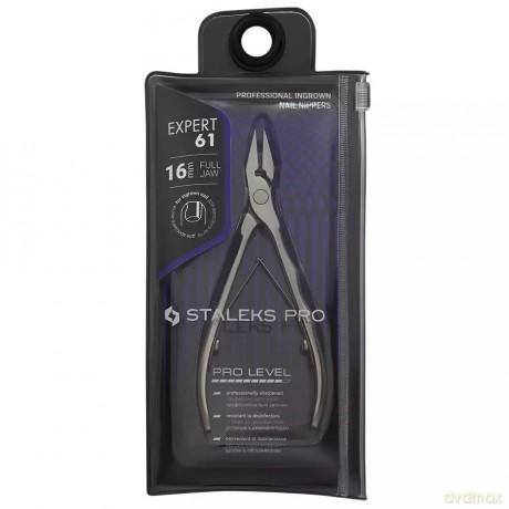 STALEKS Professional Ingrown Nail Nippers Expert 61 16 mm (Professional Ingrown Nail Nippers) unisex