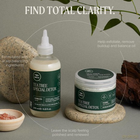 Paul Mitchell Foaming scalp scrub Tea Tree Special Detox (Foaming Salt Scrub) 184 g unisex