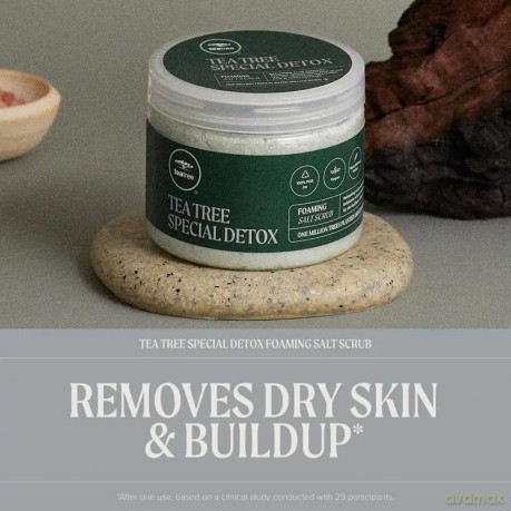 Paul Mitchell Foaming scalp scrub Tea Tree Special Detox (Foaming Salt Scrub) 184 g unisex