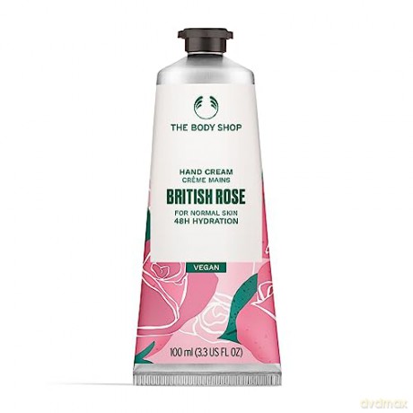 The Body Shop Moisturizing hand cream British Rose (Hand Cream) - Volume: 100 ml dla kobiety