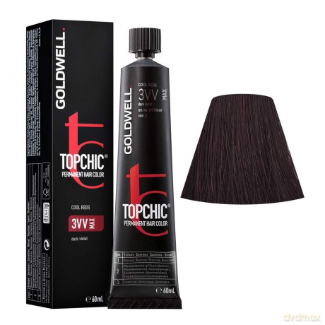 Goldwell Hair color Topchic (Hair Color) 60 ml - Shade: 3VV dla kobiety