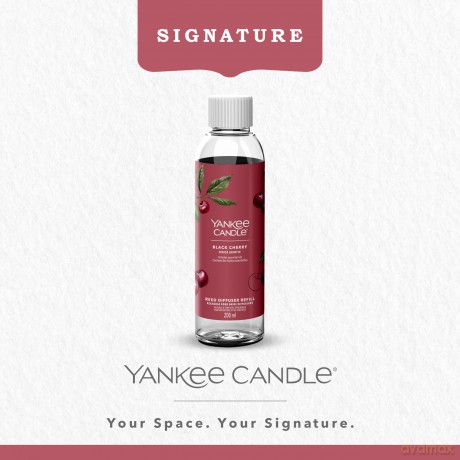 Yankee Candle Signature uzupełniacz do dyfuzora Black Cherry 200ml