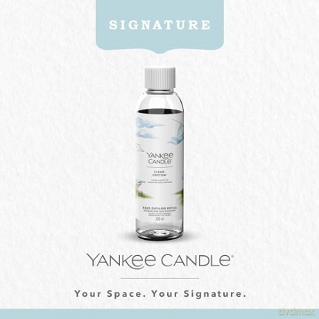 Yankee Candle Replacement refill for the aroma diffuser Signature Clean Cotton Reed 200 ml unisex