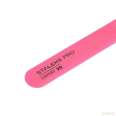 STALEKS Plastic handle for disposable nail files Expert 20 (Straight Beveled Plastic Nail File Base) unisex