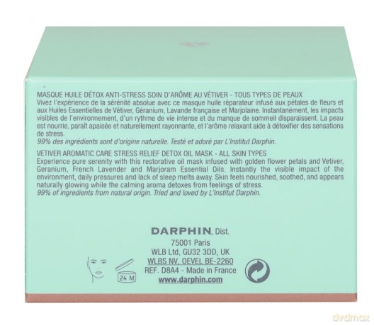 Darphin Relaxing oil mask Vetiver Aromatic Care Relaxing (Oil Mask) 50 ml dla kobiety