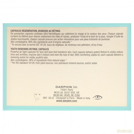 Darphin Rejuvenating skin serum in capsules Éclat Sublime (Youth Renewing Retinol Capsules) 60 pcs dla kobiety