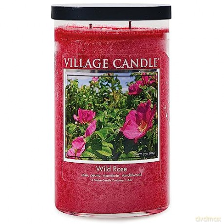 Village Candle Scented candle in glass Wild Rose 538 g unisex