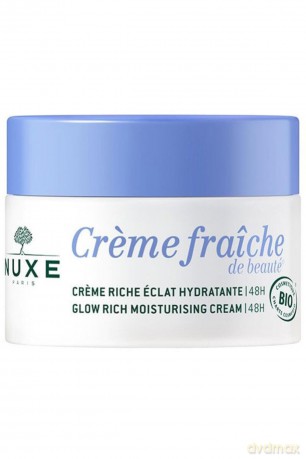 Nuxe Brightening and moisturizing skin cream Creme Fraîche de Beauté (Glow Rich Moisturizing Cream) 50 ml dla kobiety