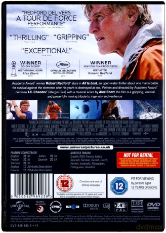 All Is Lost (Wszystko Stracone) [DVD]