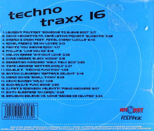 Techno Traxx vol. 16 [CD]