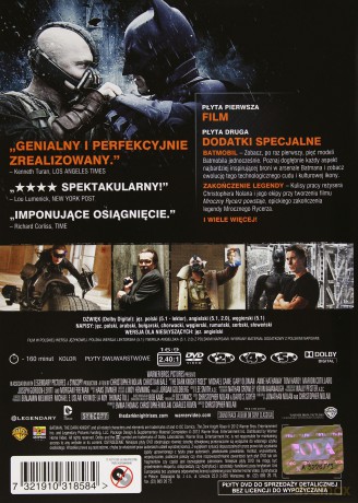 Mroczny Rycerz Powstaje edycja specjalna [2DVD]
