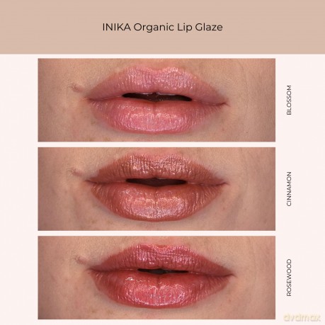 INIKA Organic Lip care gloss (Lip Glaze) 5 ml - Shade: Blossom dla kobiety
