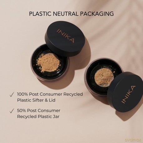 INIKA Organic Loose mineral powder makeup SPF 25 (Loose Mineral Foundation) 8 g - Shade: Grace dla kobiety