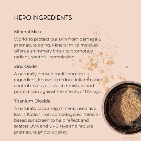 INIKA Organic Loose mineral powder makeup SPF 25 (Loose Mineral Foundation) 8 g - Shade: Unity dla kobiety