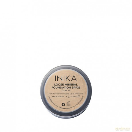 INIKA Organic Loose mineral powder makeup SPF 25 (Loose Mineral Foundation) 8 g - Shade: Trust dla kobiety