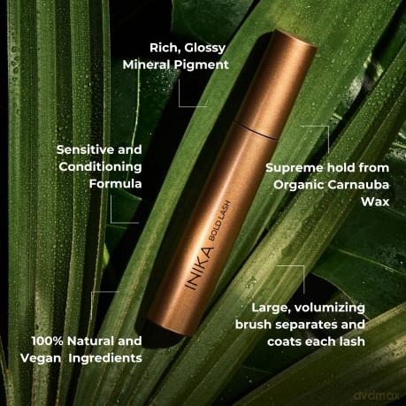 INIKA Organic Highlighting mascara (Bold Lash) 13 ml - Shade: Black dla kobiety