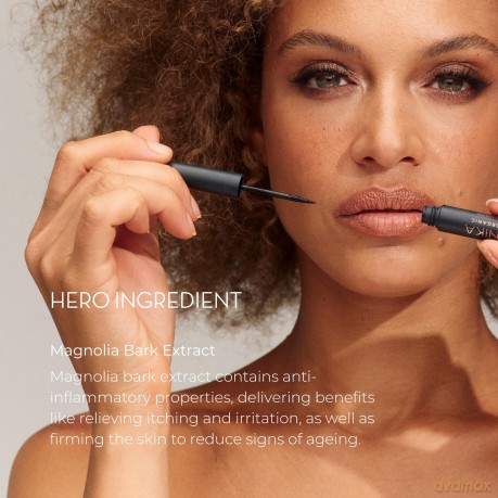 INIKA Organic Liquid Eye Liner (Liquid Eye Liner) 4 ml - Shade: Black dla kobiety