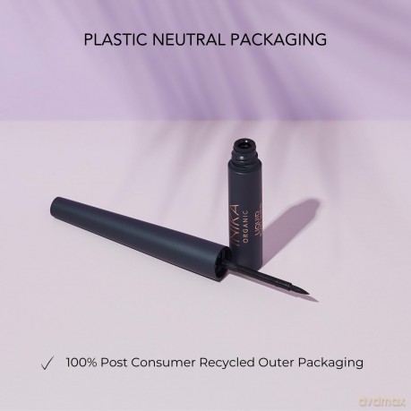 INIKA Organic Liquid Eye Liner (Liquid Eye Liner) 4 ml - Shade: Black dla kobiety