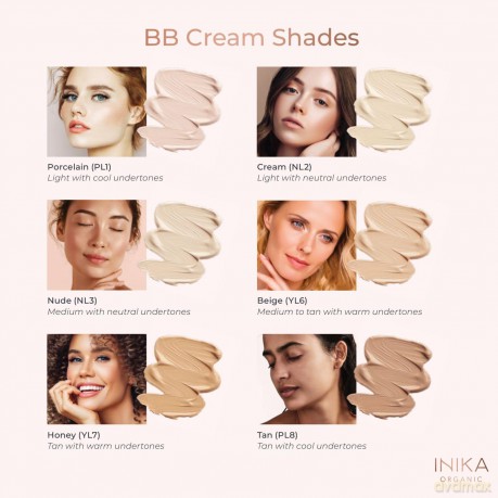 INIKA Organic BB Cream 30 ml - Shade: Cream dla kobiety