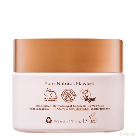 INIKA Organic Night cream with resveratrol Phytofuse Renew (Resveratrol Night Cream) 50 ml dla kobiety