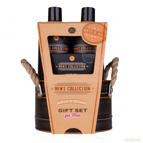 Accentra Bath care gift set in a tin bucket Men`s Collection dla mężczyzny