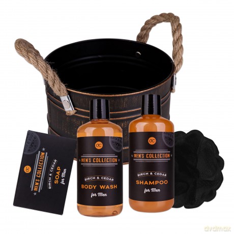 Accentra Bath care gift set in a tin bucket Men`s Collection dla mężczyzny