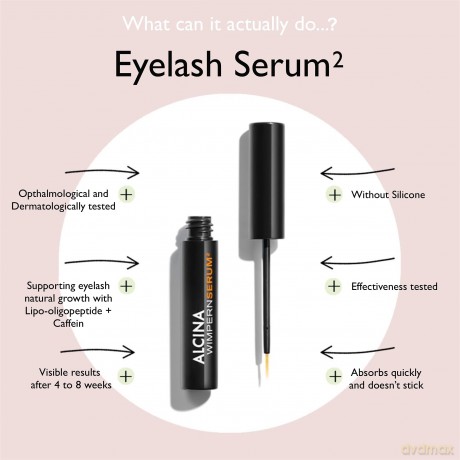 Alcina Serum for longer and stronger eyelashes (Wimpern Lash Serum2) 4,5 ml dla kobiety