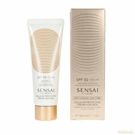 Sensai Protective face cream SPF 50+ Silky Bronze (Protective Suncare Cream For Face) 50 ml dla kobiety