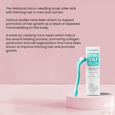 Hairburst Microneedling Derma Scalp Roller to promote hair growth (Microneedling Derma Scalp Roller) unisex