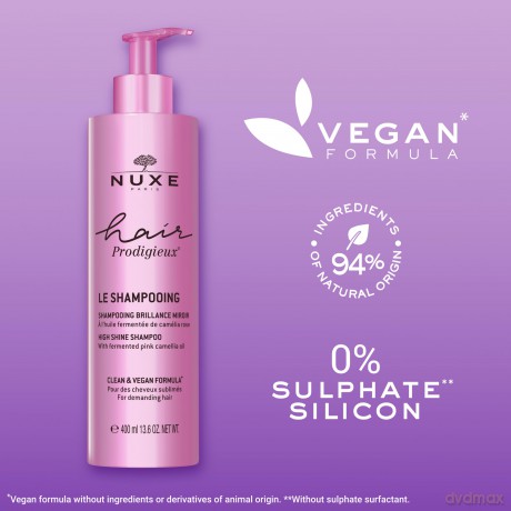 Nuxe Prodigieux Hair Shine Shampoo (High Shine Shampoo) - Shade: 400 ml dla kobiety