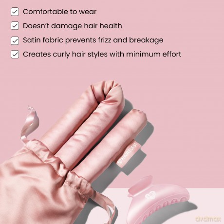 Hairburst Heatless Curling Ribbon Hair Curling Set dla kobiety