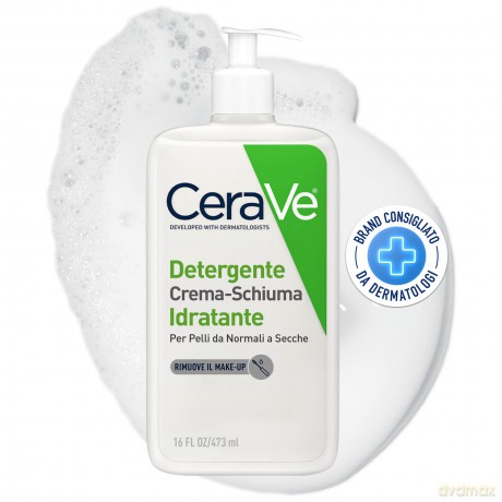 CeraVe Hydrating Cream-to-Foam Cleanser - Volume: 473 ml dla kobiety