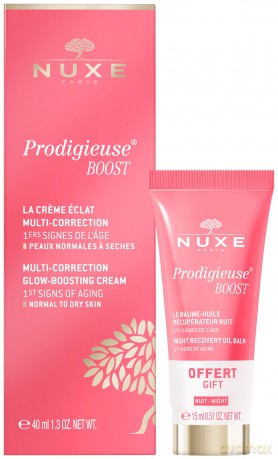 Nuxe Prodigieuse Boost Multi-Correction Gift Set for normal to dry skin dla kobiety
