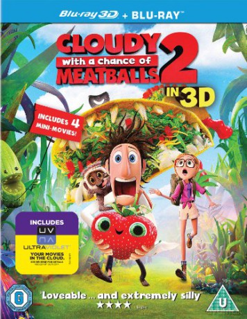 Cloudy with a Chance of Meatballs 2: Revenge of the Leftovers (Klopsiki Kontratakują) [Blu-ray 3D]+[Blu-Ray]