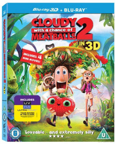 Cloudy with a Chance of Meatballs 2: Revenge of the Leftovers (Klopsiki Kontratakują) [Blu-ray 3D]+[Blu-Ray]