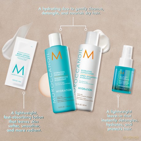 Moroccanoil Hydration Spring Kit hydration hair care gift set dla kobiety