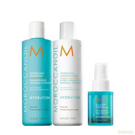 Moroccanoil Hydration Spring Kit hydration hair care gift set dla kobiety