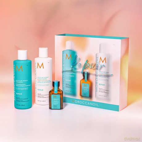 Moroccanoil Gift set for weak and damaged hair Repair Spring Kit dla kobiety