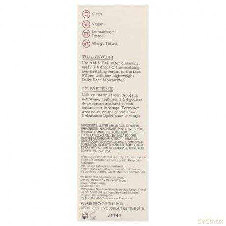 theBalm Serum with niacinamide and zinc To The Rescue (Complexion Serum) 30 ml dla kobiety