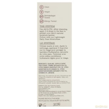 theBalm Brightening skin oil with squalane To The Rescue (Face Oil Glow) 30 ml dla kobiety