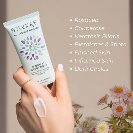 ROSALIQUE Soothing night cream for sensitive skin (Soothing Night Cream) 50 ml dla kobiety