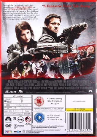 Hansel & Gretel: Witch Hunters (Hansel i Gretel: Łowcy Czarownic) [DVD]