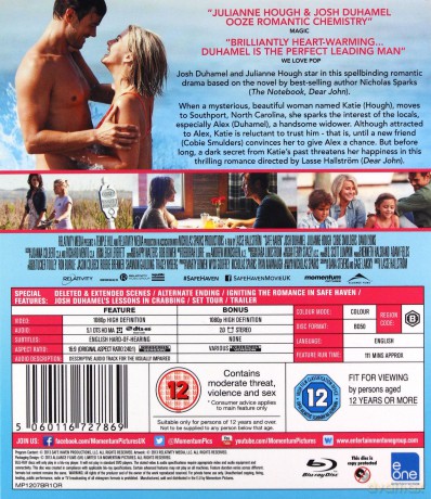 Safe Haven (Bezpieczna Przystań) [Blu-Ray]