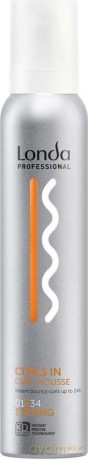 Londa Professional Foam conditioner for curly and wavy hair Curls In (Curl Mousse) 200 ml dla kobiety
