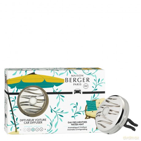 Maison Berger Paris Summer car diffuser gift set + mint water refill unisex