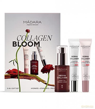 MÁDARA Collagen Bloom firming skin care gift set dla kobiety